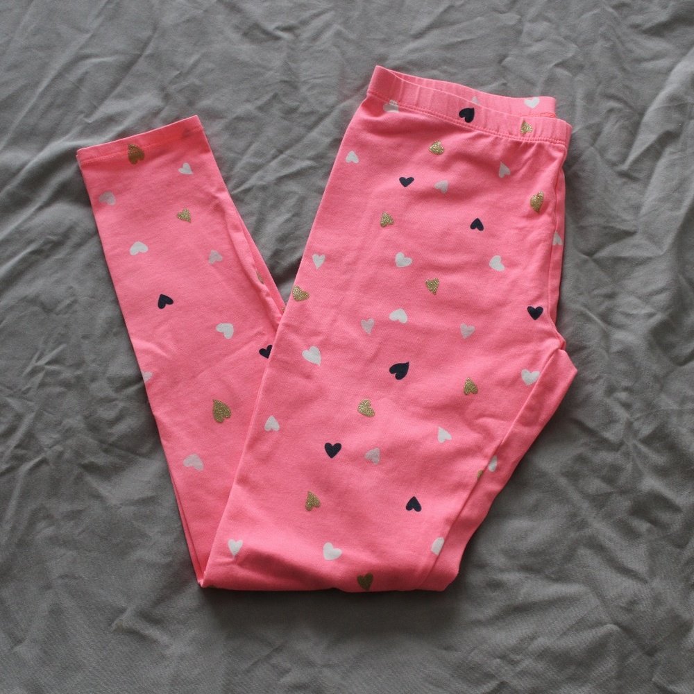 Heart Printed Leggings